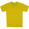 2-Button Placket Baseball Jersey (Adult, Gold)