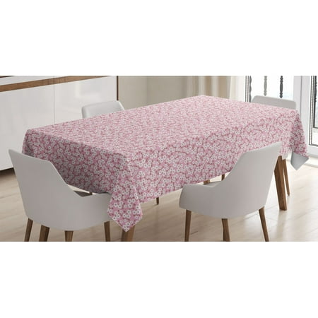 Pink and White Tablecloth Cheery Bedding Plants Bursting out into White Blossoms Calico Style Rectangle Satin Table Cover for Dining Room and Kitchen 60 X 90 Pink Brown White by Ambesonne
Pink and White Tablecloth Cheery Bedding Plants Bursting out into White Blossoms Calico Style Rectangle Satin Table Cover for Dining Room and Kitchen 60 X 90 Pink Brown White by Ambesonne