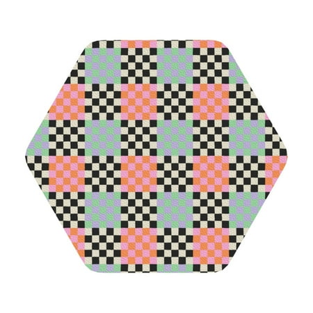 Lukts Colorful Checkered Leather Drinks Coasters Set of 6 Suitable or Drinks Furniture Protection and Easy Clean up
Lukts Colorful Checkered Leather Drinks Coasters Set of 6 Suitable or Drinks Furniture Protection and Easy Clean up