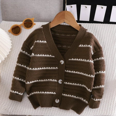 kakina CMSX Children s Knit Striped Sweater Cardigan Infant Toddlers Cotton Crewneck Pullover Sweater V-neck Long Sleeve Tops Coat Fall Winter Clothes
kakina CMSX Children s Knit Striped Sweater Cardigan Infant Toddlers Cotton Crewneck Pullover Sweater V-neck Long Sleeve Tops Coat Fall Winter Clothes