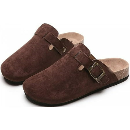 Women s Classic Suede Clogs Leather Mules Soft Footbed Potato Shoes Slip-on Sandals
Women s Classic Suede Clogs Leather Mules Soft Footbed Potato Shoes Slip-on Sandals