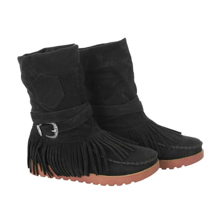 Cathalem Hiking Boots for Women Support Shoes Casual Fashion Toe Retro Short Women s Fringe Boots Round Raining Boots for Women Black 5
Cathalem Hiking Boots for Women Support Shoes Casual Fashion Toe Retro Short Women s Fringe Boots Round Raining Boots for Women Black 5