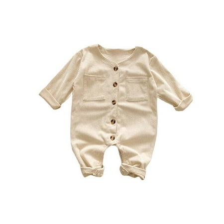 DanceeMangoo Autumn New Baby Cotton Long Sleeve Romper Solid Infant Toddler Jumpsuit Newborn Baby Boy Girl Casual Clothes 0-24M
DanceeMangoo Autumn New Baby Cotton Long Sleeve Romper Solid Infant Toddler Jumpsuit Newborn Baby Boy Girl Casual Clothes 0-24M