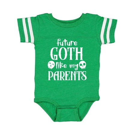 Inktastic Future Goth Like my Parents with Skulls Gift Baby Boy or Baby Girl Bodysuit
Inktastic Future Goth Like my Parents with Skulls Gift Baby Boy or Baby Girl Bodysuit