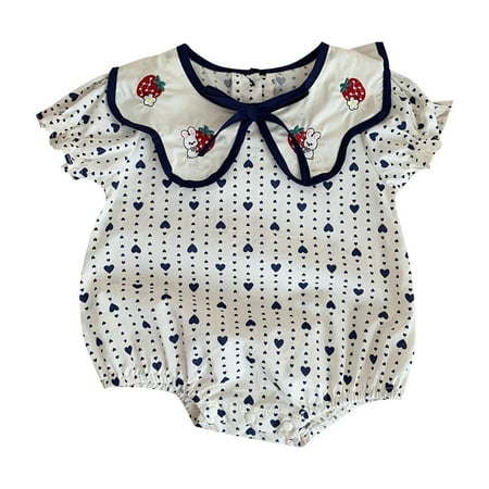 Toddler Baby Girls Climbing Clothes Rabbit Bag Fart Clothes Summer Female Bump Color Lapel Love Climbing Clothes Strawberry For 6-12 Months
Toddler Baby Girls Climbing Clothes Rabbit Bag Fart Clothes Summer Female Bump Color Lapel Love Climbing Clothes Strawberry For 6-12 Months