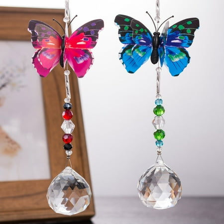 MEIDELI Window Decorative Sun Catchers Prisms Butterfly Hanging Crystal Pendant Decor
MEIDELI Window Decorative Sun Catchers Prisms Butterfly Hanging Crystal Pendant Decor