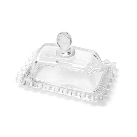 Abbott Collection AB-27-DOLLHOUSE 4.5 in. Ball Rim Covered Dish Clear