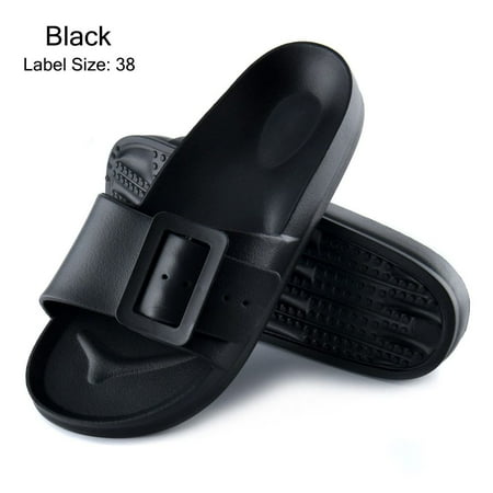 Lightweight Non-slip for House Beach Pool Adjustable Strap Buckle Bathroom Slide Sandals Women s Sandals Shower Slippers Flat Slides Shoes BLACK 38
Lightweight Non-slip for House Beach Pool Adjustable Strap Buckle Bathroom Slide Sandals Women s Sandals Shower Slippers Flat Slides Shoes BLACK 38