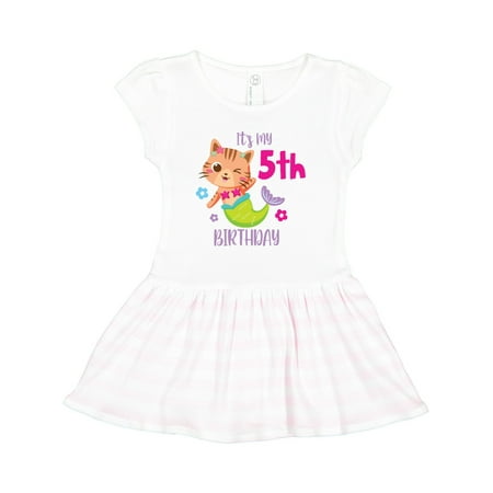 Inktastic It s My 5th Birthday with Cute Cat Mermaid Gift Toddler Girl Dress
Inktastic It s My 5th Birthday with Cute Cat Mermaid Gift Toddler Girl Dress