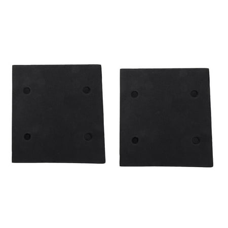 2pcs Self-Adhesive Foam Replacement Sander Back Pad Mat 4 Holes For Makita 4510