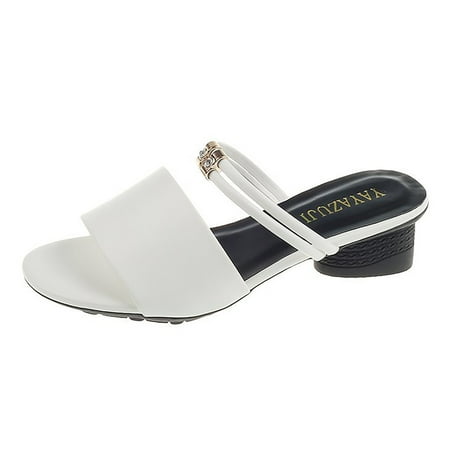 Sandals Women Fashion Women Beach Slip On Two Wear Casual Open Toe Non Slip Square Heels Breathable Slippers Shoes Sandals
Sandals Women Fashion Women Beach Slip On Two Wear Casual Open Toe Non Slip Square Heels Breathable Slippers Shoes Sandals