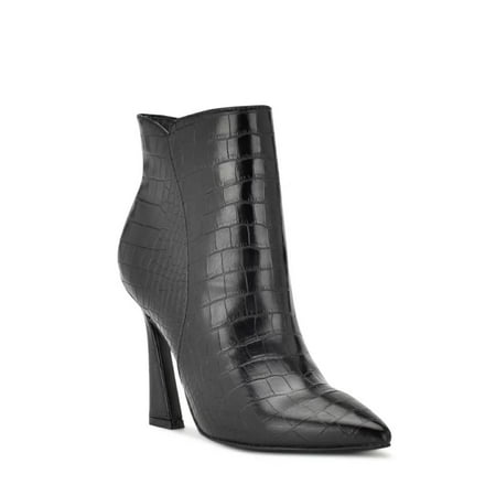 NINE WEST Female Adult Women 10 TORRIE-BLK-CRC Black Croco