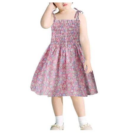 Alueeu 2022 Toddler Baby Kids Girls Suspenders Floral Summer Beach Dress Casual Clothes Baby Dress Pink 90
Alueeu 2022 Toddler Baby Kids Girls Suspenders Floral Summer Beach Dress Casual Clothes Baby Dress Pink 90
