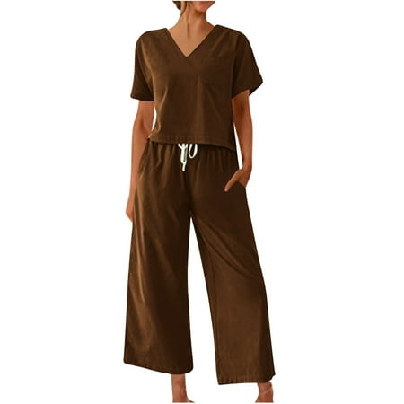 Christmas Deals Gosuguu Summer Savings Clearance Sets Women s Tie Dye Printed Pajama Sets Sleepwear Round-Neck Short Sleeve Top with Capris Pants Lounge Sets with Pocket
Christmas Deals Gosuguu Summer Savings Clearance Sets Women s Tie Dye Printed Pajama Sets Sleepwear Round-Neck Short Sleeve Top with Capris Pants Lounge Sets with Pocket