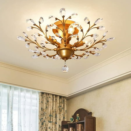DTLYH 4-Light Vintage Crystal Chandeliers Ceiling Lights LED Light Crystal Pendant Lighting Ceiling Light Fixtures Chandeliers Lighting for Living Room Bedroom Restaurant Porch Chandelier
DTLYH 4-Light Vintage Crystal Chandeliers Ceiling Lights LED Light Crystal Pendant Lighting Ceiling Light Fixtures Chandeliers Lighting for Living Room Bedroom Restaurant Porch Chandelier