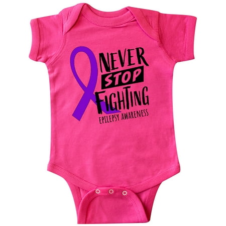 Inktastic Never Stop Fighting Epilepsy Awareness Purple Ribbon Gift Baby Boy or Baby Girl Bodysuit
Inktastic Never Stop Fighting Epilepsy Awareness Purple Ribbon Gift Baby Boy or Baby Girl Bodysuit