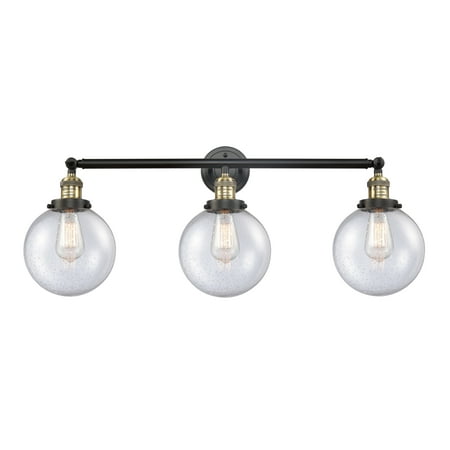 Innovations Lighting 205-S-8 Beacon Beacon 3 Light 32 Wide Commercial Vanity Light -
Innovations Lighting 205-S-8 Beacon Beacon 3 Light 32 Wide Commercial Vanity Light -