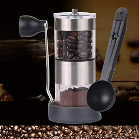 Mini Manual Hand-Crank Coffee Bean Spice Hand Grinder Mill with Spoon Kitchen Tool
Mini Manual Hand-Crank Coffee Bean Spice Hand Grinder Mill with Spoon Kitchen Tool