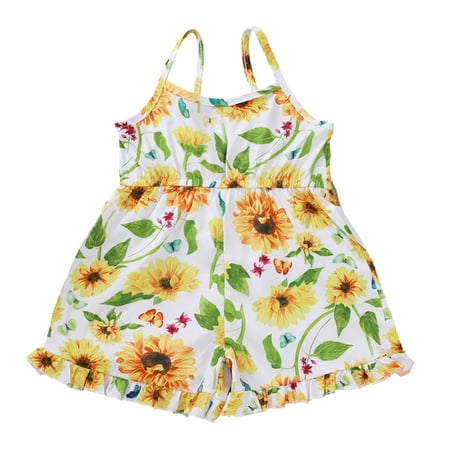 Baby Girls Bodysuit Floral Printed Sleeveless Sunflower Printed Suspenders Newborn Kids Children Cartoon Fashion Outwear Streetwear Spring Summer Rompers Jumpsuits
Baby Girls Bodysuit Floral Printed Sleeveless Sunflower Printed Suspenders Newborn Kids Children Cartoon Fashion Outwear Streetwear Spring Summer Rompers Jumpsuits