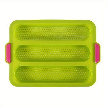 DEKAXID 1pc 3grids Baguette Mold Silicone Cake Baking Pan DIY Baking Tool High Temperature Resistant Silicone Non-stick French Bread Baking Mold Silicone Baguette French Bread Mol
DEKAXID 1pc 3grids Baguette Mold Silicone Cake Baking Pan DIY Baking Tool High Temperature Resistant Silicone Non-stick French Bread Baking Mold Silicone Baguette French Bread Mol