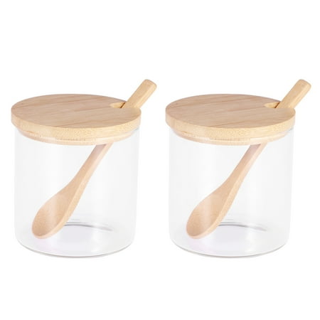 BESTONZON 2pcs Kitchen Seasoning Jars Glass Spice Container Condiment Pot with Bamboo Spoon and Lid
BESTONZON 2pcs Kitchen Seasoning Jars Glass Spice Container Condiment Pot with Bamboo Spoon and Lid