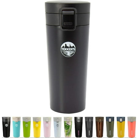 TEKKER’S Insulated Coffee Mug Stainless Steel Tumbler 14 oz On The Go Coffee Travel Mug Vacuum Cup Tea Flask Black
TEKKER’S Insulated Coffee Mug Stainless Steel Tumbler 14 oz On The Go Coffee Travel Mug Vacuum Cup Tea Flask Black