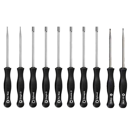 NUOLUX 10PCS/Set Carburetor Screwdrivers Adjustment Multi-head Tune-up Bolt Key Car Repair Maintenance Tool Set with Brush (Black)
NUOLUX 10PCS/Set Carburetor Screwdrivers Adjustment Multi-head Tune-up Bolt Key Car Repair Maintenance Tool Set with Brush (Black)