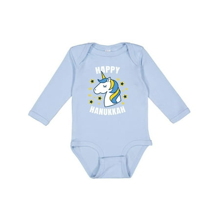 Inktastic Happy Hanukkah Unicorn in Gold and Yellow with Stars Boys or Girls Long Sleeve Baby Bodysuit
Inktastic Happy Hanukkah Unicorn in Gold and Yellow with Stars Boys or Girls Long Sleeve Baby Bodysuit
