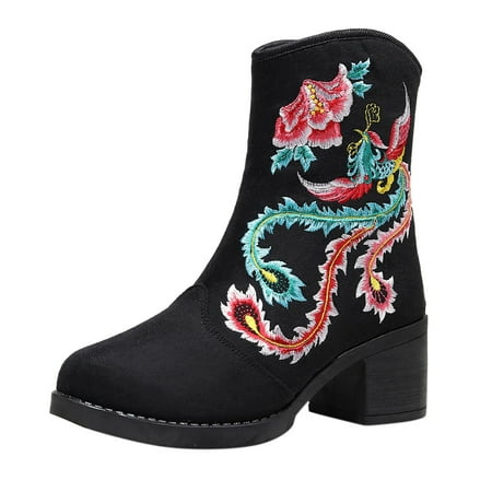 Mid-Calf Boots for Women Embroidery Boots Fashion High Heels Women Tassel Flowers Shoes Ankle Boots Boots Women Women s Boots PU Dress Sandals for Women Green
Mid-Calf Boots for Women Embroidery Boots Fashion High Heels Women Tassel Flowers Shoes Ankle Boots Boots Women Women s Boots PU Dress Sandals for Women Green