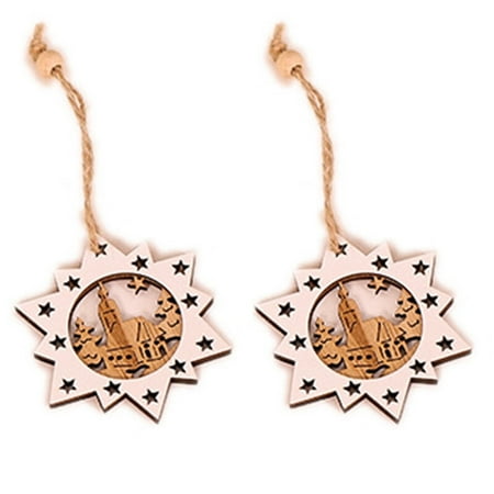 SHANGFAJ Pendant 2Pcs Xmas Tree Ornament White Border Five-pointed Star Round Shape Three-dimensional Hollow Out Decoration Eco-friendly Xmas Tree Gift Hanging Wood Cutouts Pendant for Home
SHANGFAJ Pendant 2Pcs Xmas Tree Ornament White Border Five-pointed Star Round Shape Three-dimensional Hollow Out Decoration Eco-friendly Xmas Tree Gift Hanging Wood Cutouts Pendant for Home