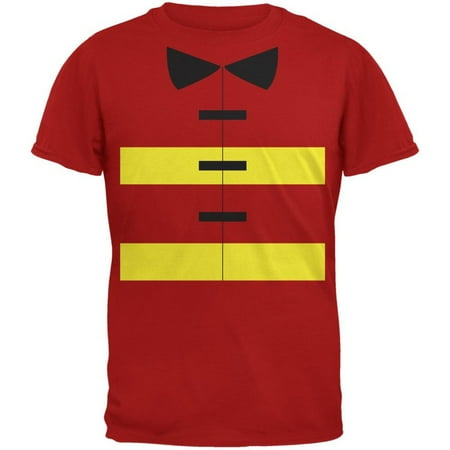 Halloween Fireman Costume Red Youth T-Shirt