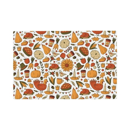 Placemats Set of 4 Thanksgiving with Food Place mats for Dining Table Indoor/Outdoor Cute Heat Resistant Washable Table Mats(18 x 12 )
Placemats Set of 4 Thanksgiving with Food Place mats for Dining Table Indoor/Outdoor Cute Heat Resistant Washable Table Mats(18 x 12 )