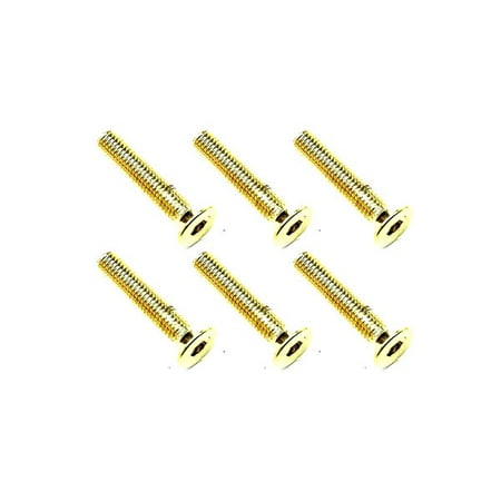 Integy RC Toy Model Hop-ups SQ-SSR-316G Square R/C M3 x 16mm Stainless Steel Flat Head Hex Screws Gold Plated (6 pcs.)
Integy RC Toy Model Hop-ups SQ-SSR-316G Square R/C M3 x 16mm Stainless Steel Flat Head Hex Screws Gold Plated (6 pcs.)