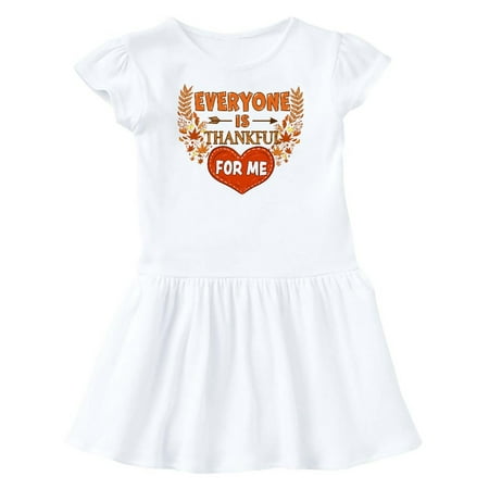 Inktastic Everyone Is Thankful For Me with Heart and Leaves Gift Toddler Girl Dress
Inktastic Everyone Is Thankful For Me with Heart and Leaves Gift Toddler Girl Dress