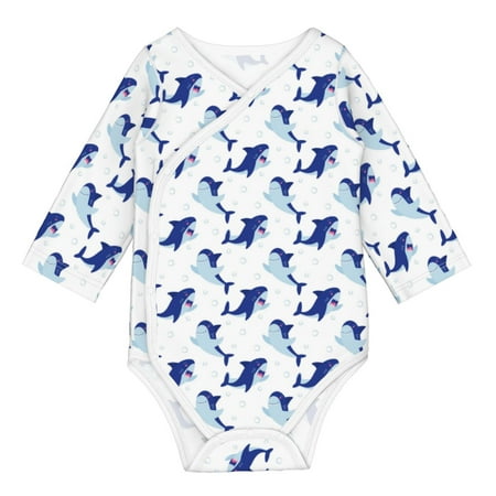 Coaee Party Shark Cute for Soft Cotton Baby Long-Sleeve Bodysuit Girls Boys Bodysuit Romper
Coaee Party Shark Cute for Soft Cotton Baby Long-Sleeve Bodysuit Girls Boys Bodysuit Romper