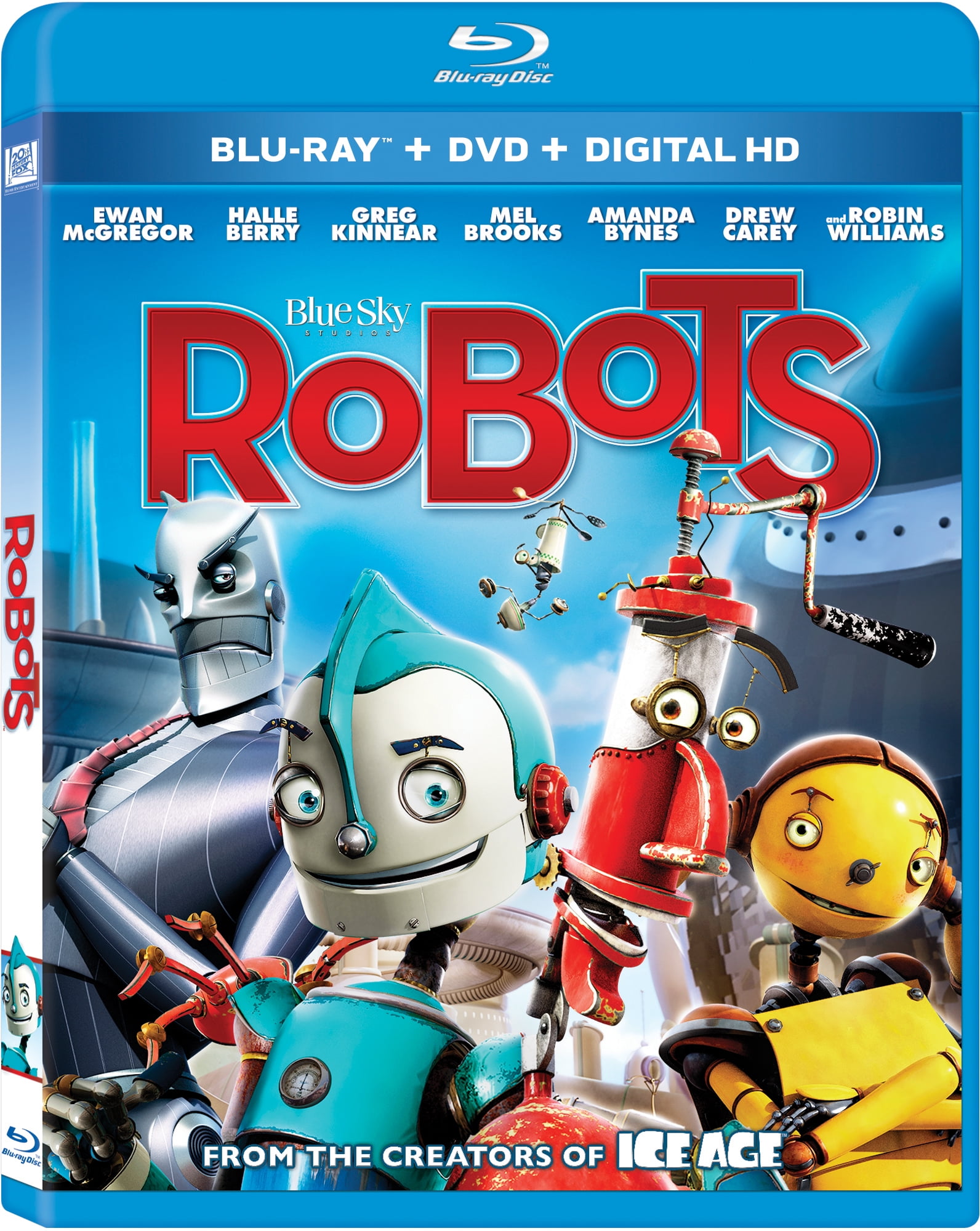 Robots Blu Ray Dvd Digital Hd Walmart