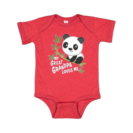 Inktastic My Great Grandpa Loves Me- cute panda Gift Baby Boy or Baby Girl Bodysuit
Inktastic My Great Grandpa Loves Me- cute panda Gift Baby Boy or Baby Girl Bodysuit