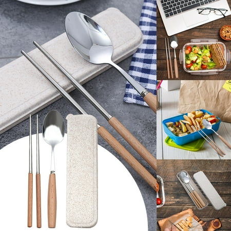 Christmas Home Stainless Steel Chopsticks Wooden Handle Spoon Set Portable Tableware Two Piece Set Student Chopsticks Box Long Handle
Christmas Home Stainless Steel Chopsticks Wooden Handle Spoon Set Portable Tableware Two Piece Set Student Chopsticks Box Long Handle