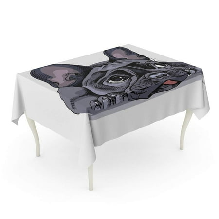 KDAGR Dog French Bulldog Portrait Funny Hand Puppy Sad Bored Adorable Tablecloth Table Desk Cover Home Party Decor 60x120 inch
KDAGR Dog French Bulldog Portrait Funny Hand Puppy Sad Bored Adorable Tablecloth Table Desk Cover Home Party Decor 60x120 inch