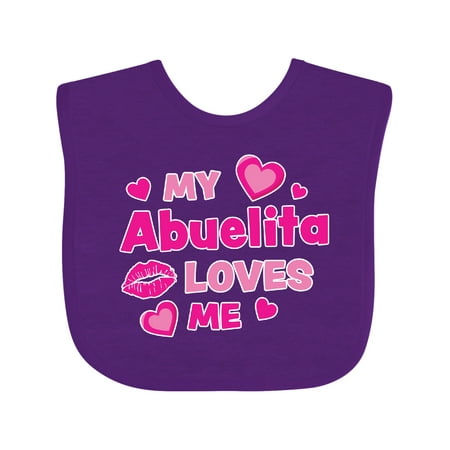 Inktastic Valentine s Day My Abuelita Loves Me Hearts and Lips Gift Baby Boy or Baby Girl Bib
Inktastic Valentine s Day My Abuelita Loves Me Hearts and Lips Gift Baby Boy or Baby Girl Bib