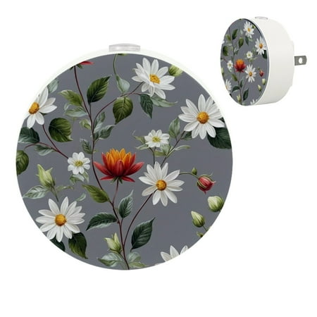 YZUOUZY Night Lights Plug into Wall LED Lamp Small Lamps Set of 2 Leaf White Pink Flowers
YZUOUZY Night Lights Plug into Wall LED Lamp Small Lamps Set of 2 Leaf White Pink Flowers