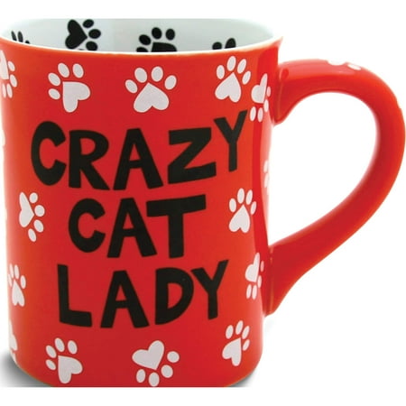 Fashion Our Name Is Mud Red White And Black Crazy Cat Lady Mug (3.75 X 4.5) Made In China gm16197
Fashion Our Name Is Mud Red White And Black Crazy Cat Lady Mug (3.75 X 4.5) Made In China gm16197