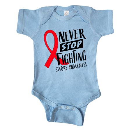 Inktastic Never Stop Fighting Stroke Awareness Red Ribbon Gift Baby Boy or Baby Girl Bodysuit
Inktastic Never Stop Fighting Stroke Awareness Red Ribbon Gift Baby Boy or Baby Girl Bodysuit