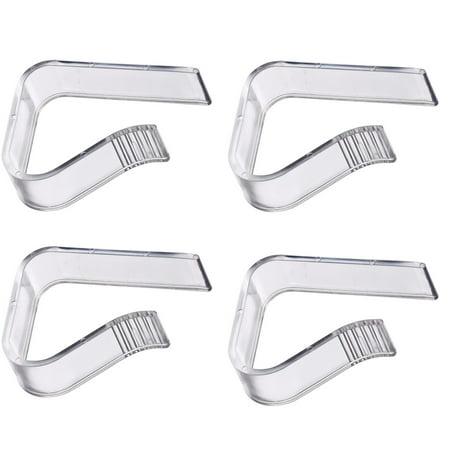 Kitchen gadgets kitchen Set Of 4 Plastic Tablecloth Clips - Transparent - For Tables Up To 45 Mm Thick CHMORA
Kitchen gadgets kitchen Set Of 4 Plastic Tablecloth Clips - Transparent - For Tables Up To 45 Mm Thick CHMORA