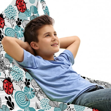 Ladybugs Lounger Chair Bag Romantic Elements Flowers Roses Bugs Abstract Pattern in Doodle Style High Capacity Storage with Handle Container Lounger Size Pale Blue Red Black by Ambesonne
Ladybugs Lounger Chair Bag Romantic Elements Flowers Roses Bugs Abstract Pattern in Doodle Style High Capacity Storage with Handle Container Lounger Size Pale Blue Red Black by Ambesonne