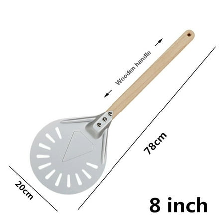 Pizza Turning Small Pizza Peel Paddle Short Round Pizza Tool Non-Slip Wooden Handle 7 8 9 Inch Perforated Pizza Shovel Aluminum
Pizza Turning Small Pizza Peel Paddle Short Round Pizza Tool Non-Slip Wooden Handle 7 8 9 Inch Perforated Pizza Shovel Aluminum