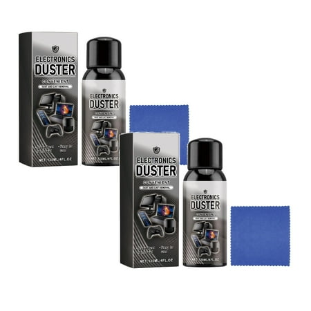 Oleegame 2PC Air Freshener Electronics Duster;Electronic Equipment Dust Removal Spray; Electronic Dust Remover . Powerful Dust Removal Quickly Dust And Lint From Electronic Devices 120ml Black
Oleegame 2PC Air Freshener Electronics Duster;Electronic Equipment Dust Removal Spray; Electronic Dust Remover . Powerful Dust Removal Quickly Dust And Lint From Electronic Devices 120ml Black