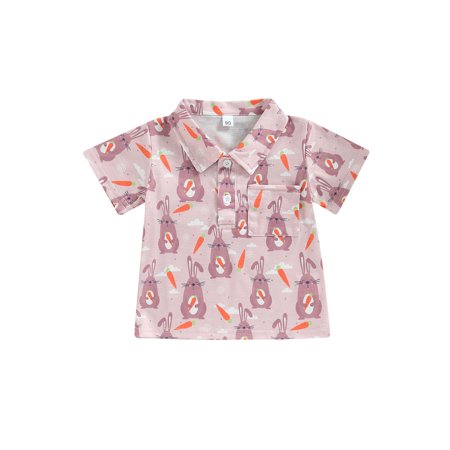 Opperiaya Kid Boys Shirt Short Sleeve Lapel Neck Rabbit Buttons Pullover Tops
Opperiaya Kid Boys Shirt Short Sleeve Lapel Neck Rabbit Buttons Pullover Tops