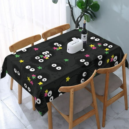 

Tablecloth Russians-With Sugar-Stars Table Cloth For Rectangle Tables Waterproof Resistant Picnic Table Covers For Kitchen Dining/Party(54x72in)