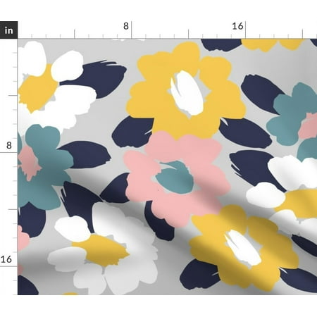 Spoonflower Fabric - Kitchen Placemat Gray Large White Blue Yellow Floral Retro Abstract Printed on Lightweight Cotton Twill Fabric Fat Quarter - Sewing Bottomweight Fashion Apparel Home
Spoonflower Fabric - Kitchen Placemat Gray Large White Blue Yellow Floral Retro Abstract Printed on Lightweight Cotton Twill Fabric Fat Quarter - Sewing Bottomweight Fashion Apparel Home